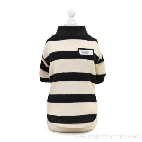 New hot sale winter striped dog sweaters clothes